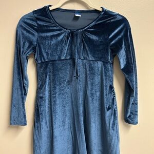 Old Navy Midnight Blue Velvet Dress